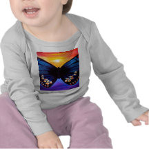 Art de peinture de papillon - multi t-shirt