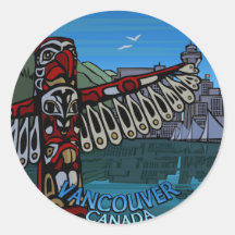 Art de point de repère de Polonais de totem d'auto