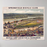 Art de poster vintage de club de bicyclette de Spr