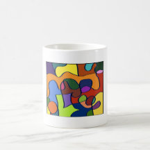 Art de puzzle mug à café