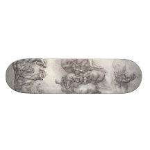 Art de Renaissance de Michaël Angelo Planches À Roulettes Customisées