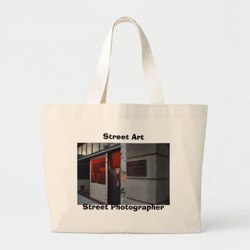 Art de rue de photostoppeur, sacs fourre-tout
