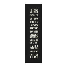 Art de souterrain de la Nouvelle-Orléans Toile Tendue Sur Châssis