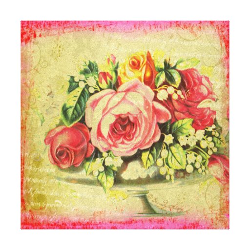 Art de toile de roses de Versailles Toile Tendue