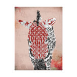 Art de toile de zèbre impressions sur toile