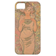 Art déco d'Alphonse Mucha Coques iPhone 5 Case-Mate