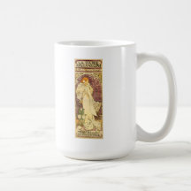 Art déco d'Alphonse Mucha Mugs