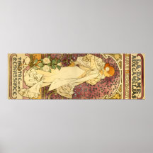 Art déco d'Alphonse Mucha Poster