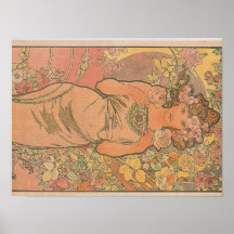 Art déco d'Alphonse Mucha Posters