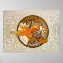 Art déco d'Alphonse Mucha Posters