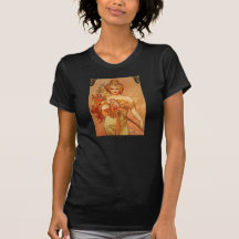 Art déco d'Alphonse Mucha T-shirt