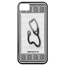 Art déco médical de stéthoscope personnalisé coque iPhone 5 Case-Mate