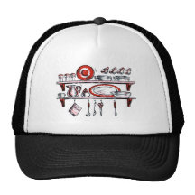 Art démodé lunatique de cuisine casquettes