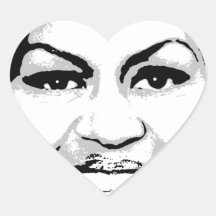 ART D'ENCRE DE TIMBRE DE MICHELLE OBAMA AUTOCOLLANTS