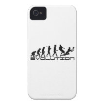 Art d'évolution de sport de rugby coques Case-Mate iPhone 4