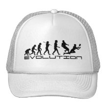Art d'évolution de sport de rugby casquettes