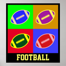 Art du football posters