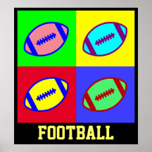 Art du football poster