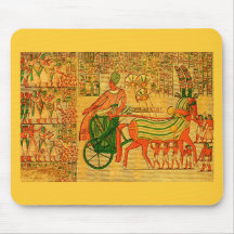 Art égyptien de mur tapis de souris