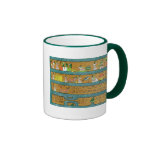 Art égyptien de mur tasse à café