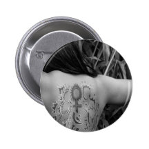Art en bambou badges avec agrafe