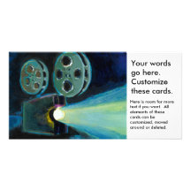 Art expressif coloré de peinture de projecteur de  cartes avec photo