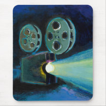 Art expressif coloré de peinture de projecteur de  tapis de souris