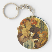 Art français vintage d'affiche de la Meuse de La d Porte-clef