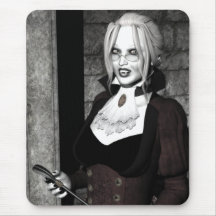 Art gothique Mousepad de vampire de maîtresse maca Tapis De Souris