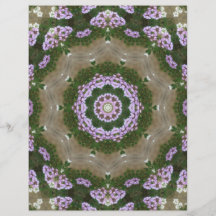 Art mauve et blanc 1 de kaléidoscope de Lantana Prospectus Avec Motif