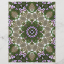 Art mauve et blanc 3 de kaléidoscope de Lantana Prospectus