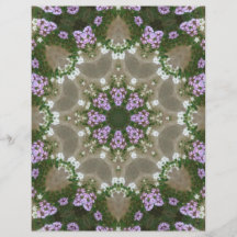 Art mauve et blanc 5 de kaléidoscope de Lantana Prospectus