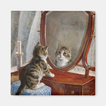 Art mignon de cru de chat de Kitty Magnets