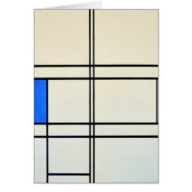Art moderne de Piet Mondrian Cartes De Vœux