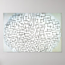Art moderne de Piet Mondrian Posters