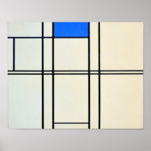 Art moderne de Piet Mondrian Posters