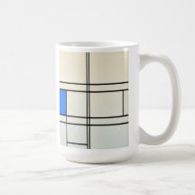 Art moderne de Piet Mondrian Tasse À Café