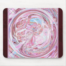 Art Mousepad de mandala de sucrerie de coton Tapis De Souris