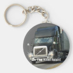 Art noir Keychain de conducteurs de camion de cami Porte-clefs