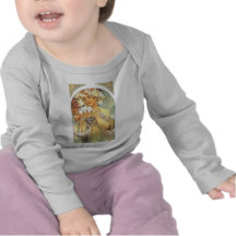 Art Nouveau - Alphonse Mucha "fleur " T-shirt