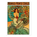 Art Nouveau du Monaco Monte Carlo cartes postales