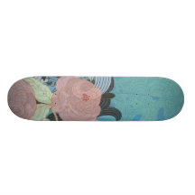 art numérique floral 2 de nouveau d'art skateboards personnalisés