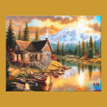Art pittoresque de toile de maison de nature impressions sur toile