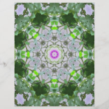 Art pourpre 8 de kaléidoscope de fleur sauvage prospectus