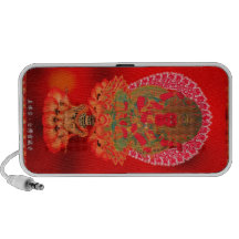 Art tibétain oriental frais Ragaraja de tatouage d Haut-parleurs Ordinateur Portable