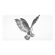 Art tribal #030 d'Eagle Cartes Avec Photo