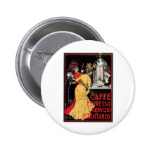 Art vintage d'annonce de boissons de café de café  pin's