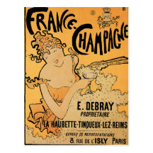 Art vintage d'annonce de boissons de vin de la Fra Cartes Postales