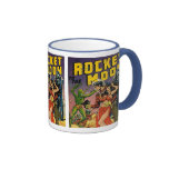 Art vintage de couverture de bande dessinée de Sci Tasse À Café