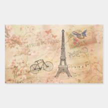 Art vintage de Tour Eiffel Adhésifs